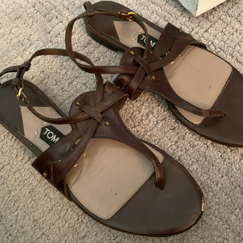 Tom ford priced to sell brown sandals 36.5